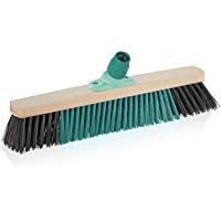 Leifheit 45007-Escoba Exteriores Xtra Clean, 50 cm, Acero Inoxidable, Multicolor, 1x10x18 cm
