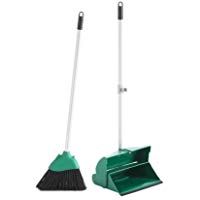 Maya Professional Tools 09020 Set de escoba y recogedor con cierre Verde