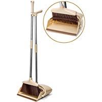 Wuudi Juego de Escoba para Escoba, Juego de Utensilios de Limpieza para el hogar con Mango Largo para Escoba de Oficina y hogar, para Uso Vertical con Escoba de Labio