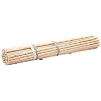Silverline 999088 - Palos de escoba (1,2 m x 24 mm, 50 pzas)