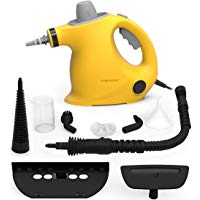 Comforday Limpiadors Mano, Limpiador de Vapore Port&aacute;til de Usos M&uacute;ltiples con 9 Accesorios para Quitar Manchas, Alfombras, Cortinas, Asientos de Auto, Cocina, Chinches, Piso, Ba&ntilde;o, 1050 W,