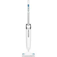 Rowenta Steam Power RY6557WH - Escoba de vapor con mopa para suelos duros, 3 ajustes y cepillo para suciedad incrustada, sistema antical y f&aacute;cil de almacenar, elimina el 99 % de g&eacute;rmenes, f&aacute;cil uso