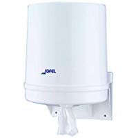Jofel AG20020 - Dispensador de papel bobina mecha en continuo, bobinas 205 mm di&aacute;metro, color blanco