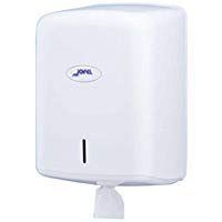 Jofel AG47000 - Dispensador de papel bobina mecha en continuo, bobinas 205 mm di&aacute;metro, color blanco