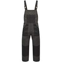 vidaXL Mono de Trabajo de Hombre con Tirantes y Bolsillos de Talla M-XXL Color Azul/Gris
