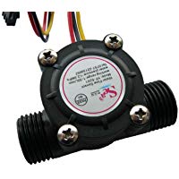 Flujo agua Sensor water flowmeter 1-30l / min caudalimetro YF-S201 G1/2