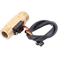 sourcingmap&reg; G1/2" Rosca Hall Efecto Agua Flujo Sensor Interruptor Fluj&oacute;metro 1-30L/min 60mm Long