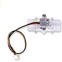 1&nbsp;&ndash;&nbsp;30L/min Sensor de flujo de agua transparente caudal Cuchillo Hall Agua Control