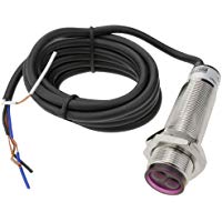 BeMatik - Sensor interruptor c&eacute;lula fotoel&eacute;ctrica PNP NO+NC 10-36VDC M18 10-30cm autoreflexiva