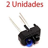 x2 Sensor TCRT5000 Infrarrojo IR 950nm Seguidor Linea Obstaculos Phototransisto