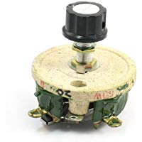 50W 20 Ohm Potenci&oacute;metro de cer&aacute;mica Variable Taper Pot Resistor reostatos