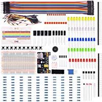 Kuman para Raspberry pi 3 Arduino B&aacute;sico Satrter Kit con Pantalla LCD M&oacute;dulo Placa de Pruebas Potenci&oacute;metro Rotativo de Resistencias Compatible con UNO R3 Pro Mini atmega Due Mega Nano Robot K64