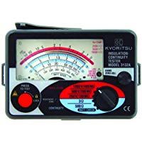 Kyoritsu anal&oacute;gico V aislamiento y continuidad probador, 250/500/1000&nbsp;V prueba tensiones, 400&nbsp;Megohms Resistencia de aislamiento