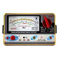 TY6045 (100V-250V-500V-1000V) Medidor de resistencia de aislamiento, probador de aislamiento anal&oacute;gico, 0,5-2000 m