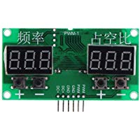 Dabixx Ajuste de Ciclo de Trabajo de frecuencia de Pulso PWM generador de se&ntilde;al de Onda Rectangular Cuadrada