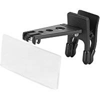 Clip Lupa con 3 Lentes Intercambiables 1.5x 2.5x 3.5x Aumento para Inspecci&oacute;n, Procesamiento e Instalaci&oacute;n