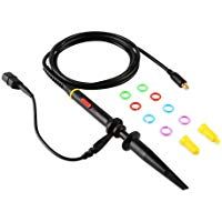 SainSmart Sonda para osciloscopio digital de pulsera Nano dso201 dso202 DSO203 MCX de sonda de X1 de Amp de X10 60 MHz Negro(1pcs)