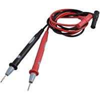 SODIAL(R) Multimetro Digital 1000V 20A Cable de Prueba Sonda Rojo Negro