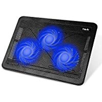 Base Refrigeracion Portatil Ventilador para Gaming HAVIT HV-F2056 Refrigeracion Gaming de 15,6 a 17 Pulgadas con Puerto USB (Azul)