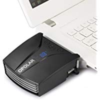 Enfriador Ventilador de Port&aacute;til OPOLAR LC06 dispone la pantalla para exhibir la temperatura (enfriamiento r&aacute;pido, auto-detecci&oacute;n de temperatura, instalaci&oacute;n de dos v&iacute;as, velocidad del viento de 13 niveles, dise&ntilde;o singular con la abrazadera, compatible con las pastillas enfriadoras)