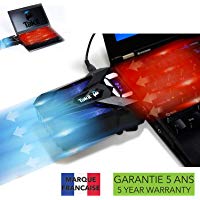Takit S01 - Refrigerador para port&aacute;til con ventilador de vac&iacute;o (refrigeraci&oacute;n r&aacute;pida a 3500 RPM, Detecci&oacute;n de temperatura autom&aacute;tica, 3500 RPM, Conexi&oacute;n USB, Compatible con bases de refrigeraci&oacute;n)