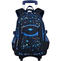 Mochilas Escolares con Ruedas, COOFIT Mochilas Infantil Trolley Bolso Mochila Ruedas Infantil