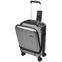 Maleta de Viaje de Cabina 55x35x20 Bolsillo Ordenador Port&aacute;til con USB de Carga Equipaje de Mano Trolley R&iacute;gido y Ligero 4 Ruedas Dobles Giro 360&ordm; Cerradura TSA Sulema