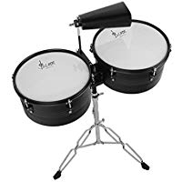 Set de bater&iacute;a timbales latinos ammoon con pie y cencerro