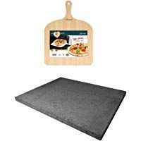Eppicotispai Pizza Set with Cooking Stone and Pizza Peel, Silver by Eppicotispai