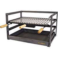 IMEX EL ZORRO Caj&oacute;n Barbacoa con Parrilla Negro 72x41x35 cm 71479.0