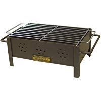 IMEX EL ZORRO Barbacoa Sobremesa con Parrilla Cincada Negro 31x21x14 cm 71431.0