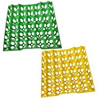 BESTONZON 30 Bandejas para huevos Cart&oacute;n de env&iacute;o Aves de corral Soporte para huevos Estante para huevos 2pcs (color aleatorio)