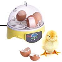 SmileyEU Mini huevo criadora de huevo se convierta Hatcher Incubadora del huevo de codorniz autom&aacute;tico Encendido, Incubadora del huevo y de pollo Hatcher p&aacute;jaros paloma huevo de codorniz