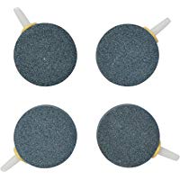 Uniclife 40mm burbuja de la piedra del aire para el tanque de pescados del acuario Bomba de la hidropon&iacute;a Cer&aacute;mica AirStones Difusor, paquete de 4