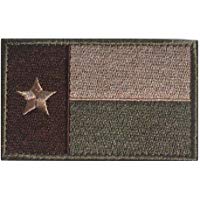 Parche t&aacute;ctico militar de cinta con dise&ntilde;o de la bandera de Texas