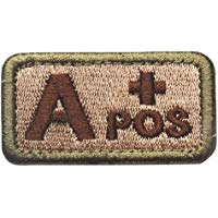 GGG una B o AB POS + Sangre tipo SWAT Militar T&aacute;ctica parche Moral del Ej&eacute;rcito de cinta insignia