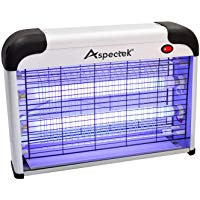 ASPECTEK Lampara Mata Insectos Electrico Mata Moscas Mejor Soluci&oacute;n contra Mosquitos, polillas, zancudos, Moscas, y mas Insectos. (20 Watt) por Fin podr&aacute; liberarse de Esos Insectos voladores