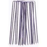 GardenPrime Grapas Met&aacute;licas Alambre de Acero 150mm 2.8mm para Sujetar Tela antihierbas, Mallas, Lana, aislantes, Telas de jardiner&iacute;a y l&aacute;minas de Polietileno