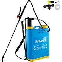 TecTake 402573 - Pulverizador a presi&oacute;n para Plantas 16 L, Mochila Pulverizador, Indicador de Llenado