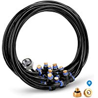 Rociadores Jardin HomeNote Sistema de Enfriamiento por Nebulizaci&oacute;n al Aire Libre 26.2FT (8M) L&iacute;nea de Nebulizaci&oacute;n para Patio Jard&iacute;n Trampol&iacute;n de Invernadero para Parque Acu&aacute;tico