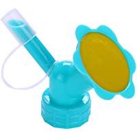 CDKJ 2pcs Bottle Cap Sprinkler Sunflower Shape Dual Head Bottle Irrigation Spout Bonsai Regadera para Plantas de Interior (Azul)