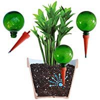 Globos de riego Plantpal (3, color verde, azul y naranja), sistema de riego autom&aacute;tico de riego para vacaciones, picos de riego.Este producto funciona de verdad