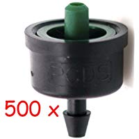Gotero AUTOCOMPENSANTE. Caudal 4 litros por hora. Modelo iDROP. Apertura a 0,5 bar. No desmontable. Filtraci&oacute;n recomendada 120 mesh. Goteros de riego. ALTA PRECISI&Oacute;N. Pack 500 goteros agricolas