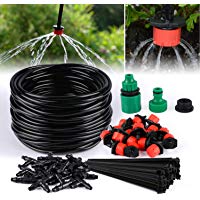 TedGem Kit de riego por goteo, sistema de riego autom&aacute;tico DIY con riego Microaspersi&oacute;n y mangueras de 20 m, para jard&iacute;n jard&iacute;n jard&iacute;n de c&eacute;sped