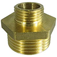 Rc Junter 670-21 Mach&oacute;n reducido lat&oacute;n, 1 1/2" x 1", Dorado, 4.5x4x4 cm
