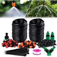 Xddias Kit de Riego por Goteo - Sistema de Riego por Bricolaje para Jard&iacute;n Micro de 30m, Kit de Goteo para Riego de Tubos para Plantas de Invernadero, Cama de Flores, Patio, C&eacute;sped