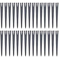 UCLEVER 100pcs Riego por Goteo Apoyo Estacas por 4/7mm 3/5mm Rain Drip Irrigation Drippers para Camas de Flores, Jardines de Vegetales Jardines de Hierbas