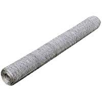 Festnight Red de Alambre Hexagonal 1M x 25M con Recubrimiento De PVC 0,75 mm