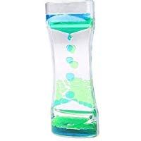 AOBitter Fuga de Aceite de Dos Colores Descenso de Aceite din&aacute;mico Temporizador de Reloj de Arena Hermoso * 1