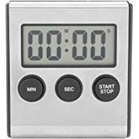 VIFERR Temporizador Digital, Temporizador de Cocina Escritorio Montado en la Pared Temporizador Reloj Despertador con Alarma Sonora Big Digit para Cocina Kid Profesor BBQ Gym